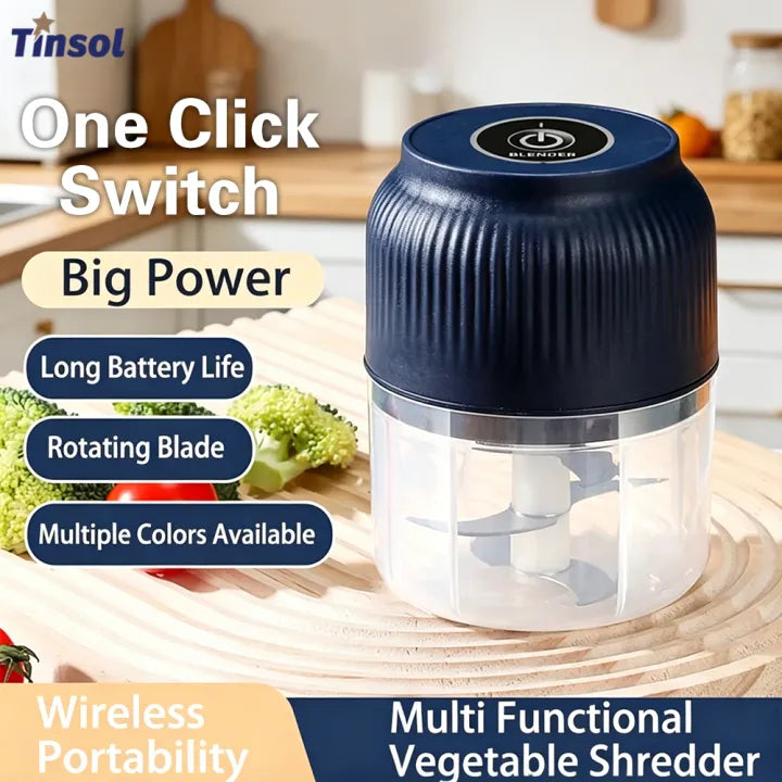 Wireless Rechargeable Food Chopper: