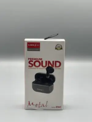 Kamal Premium Quality Metallic Earbuds With Active Noise Cancellation (anc) – Deep Bass, Crystal Clear Sound & Stylish Design